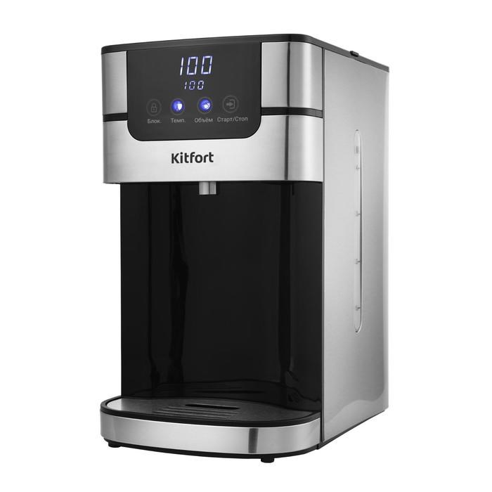 Термопот Kitfort KT-2501, 2618 Вт, 4 л, 5 режимов, серебристо-чёрный - фото 51403399 Термопот Kitfort KT-2501, 2618 Вт, 4 л, 5 режимов, серебристо-чёрный - фото 51403399