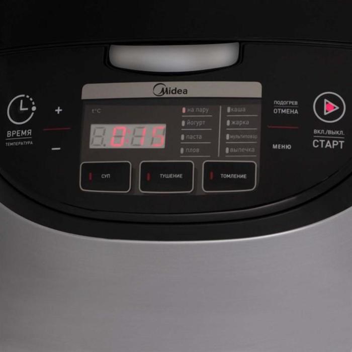 Мультиварка Midea MPC-6020, 920 Вт, 5 л, 11 программ, чёрная - фото 51403550 Мультиварка Midea MPC-6020, 920 Вт, 5 л, 11 программ, чёрная - фото 51403550
