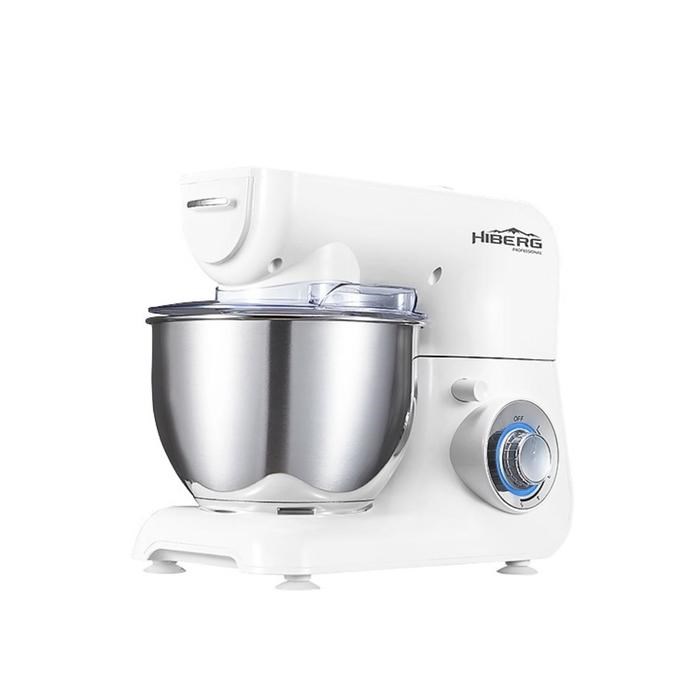 Миксер Hiberg MP 1040 W, планетарный, 1000 Вт, 4 л, 6 режимов, белый - фото 51403739 Миксер Hiberg MP 1040 W, планетарный, 1000 Вт, 4 л, 6 режимов, белый - фото 51403739