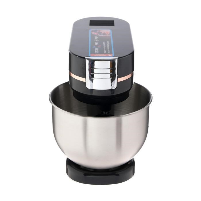 Миксер Centek CT-1130, планетарный, 1200 Вт, 5 л, 6 скоростей, 3 насадки, черный - фото 51403823 Миксер Centek CT-1130, планетарный, 1200 Вт, 5 л, 6 скоростей, 3 насадки, черный - фото 51403823