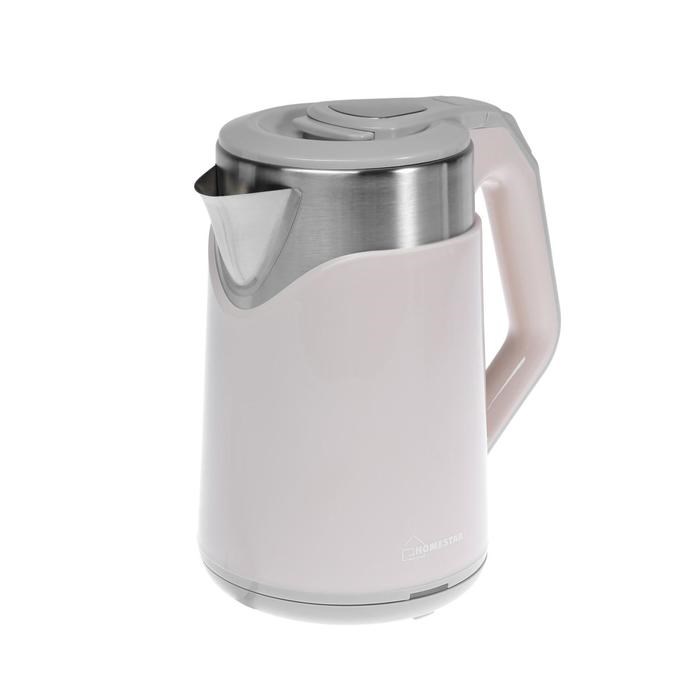 Чайник электрический HOMESTAR HS-1019, пластик, колба металл, 1.8 л, 1500 Вт, розовый - фото 51403898 Чайник электрический HOMESTAR HS-1019, пластик, колба металл, 1.8 л, 1500 Вт, розовый - фото 51403898