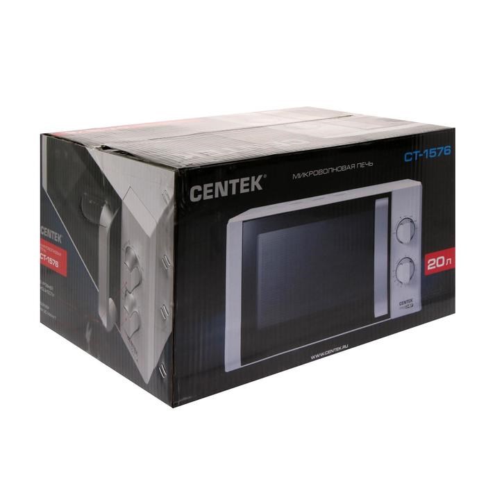 Микроволновая печь Centek CT-1576, 700 Вт, 20 л, 6 режимов, белая - фото 51404097 Микроволновая печь Centek CT-1576, 700 Вт, 20 л, 6 режимов, белая - фото 51404097