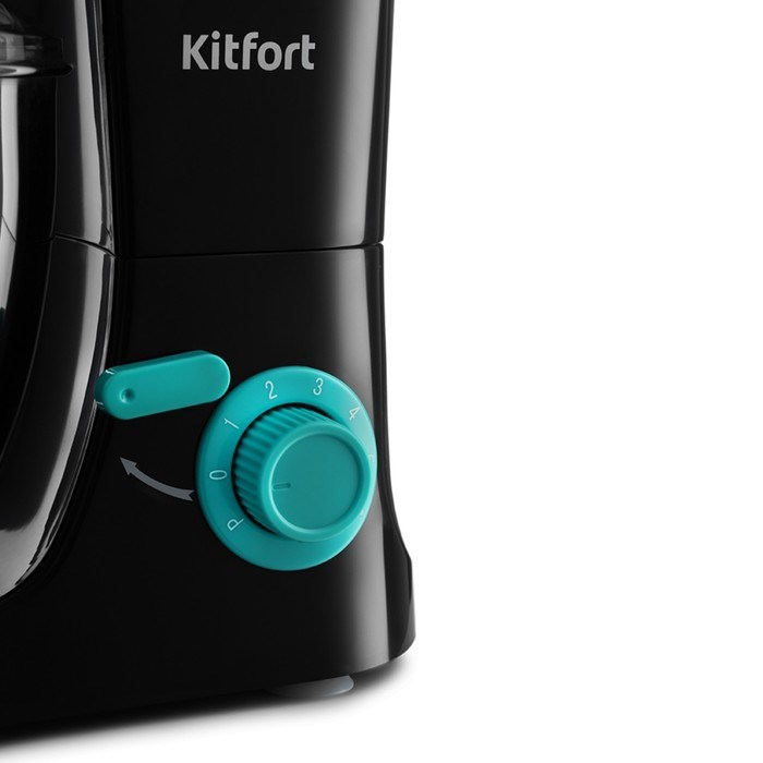 Миксер Kitfort КТ-3044-4, планетарный, 1000 Вт, 4 л, 6 скоростей, черно-бирюзовый - фото 51404260 Миксер Kitfort КТ-3044-4, планетарный, 1000 Вт, 4 л, 6 скоростей, черно-бирюзовый - фото 51404260