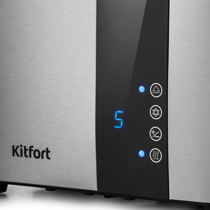 Тостер Kitfort КТ-2047, 850 Вт, 7 режимов прожарки, 2 тоста, серый - фото 51404411 Тостер Kitfort КТ-2047, 850 Вт, 7 режимов прожарки, 2 тоста, серый - фото 51404411