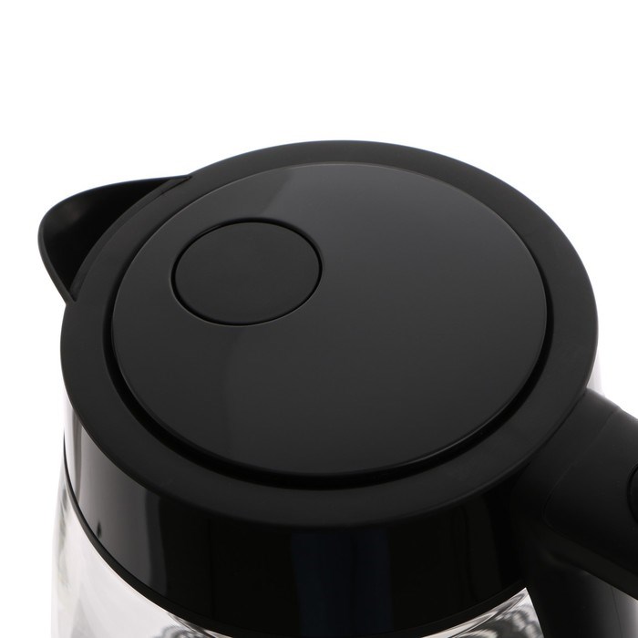 Чайник электрический Tefal KI840830, стекло, 1.7 л, 2200 Вт, чёрный - фото 51404562 Чайник электрический Tefal KI840830, стекло, 1.7 л, 2200 Вт, чёрный - фото 51404562