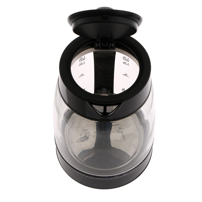 Чайник электрический Tefal KI840830, стекло, 1.7 л, 2200 Вт, чёрный - фото 51404566 Чайник электрический Tefal KI840830, стекло, 1.7 л, 2200 Вт, чёрный - фото 51404566