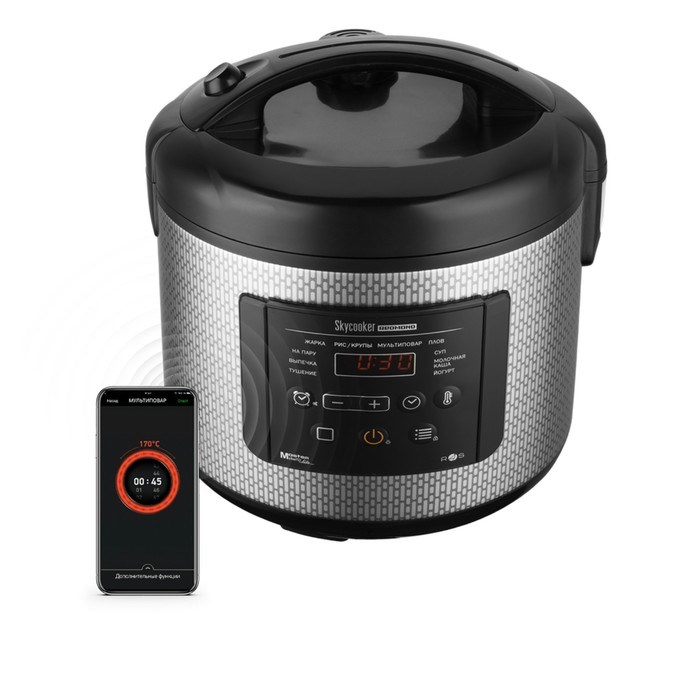 Мультиварка REDMOND SkyCooker RMC-M227S, 860 Вт, 5 л, 11 программ, антипригарное покрытие - фото 51404688 Мультиварка REDMOND SkyCooker RMC-M227S, 860 Вт, 5 л, 11 программ, антипригарное покрытие - фото 51404688