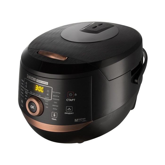 Мультиварка REDMOND RMK-CB391S, 1000 Вт, 5 л, 50 программ, антипригарное покрытие, чёрная - фото 51404699 Мультиварка REDMOND RMK-CB391S, 1000 Вт, 5 л, 50 программ, антипригарное покрытие, чёрная - фото 51404699