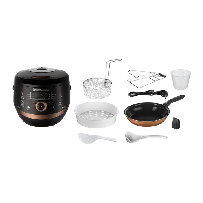 Мультиварка REDMOND RMK-CB391S, 1000 Вт, 5 л, 50 программ, антипригарное покрытие, чёрная - фото 51404700 Мультиварка REDMOND RMK-CB391S, 1000 Вт, 5 л, 50 программ, антипригарное покрытие, чёрная - фото 51404700