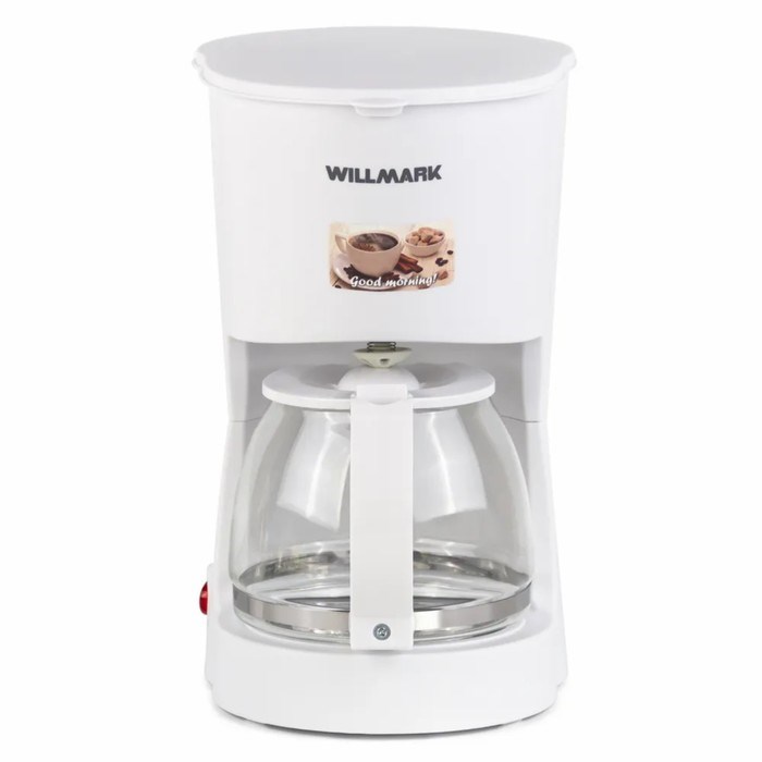 Кофеварка WILLMARK WCM-1350D, капельная, 900 Вт, 1.2 л, белая - фото 51404735 Кофеварка WILLMARK WCM-1350D, капельная, 900 Вт, 1.2 л, белая - фото 51404735