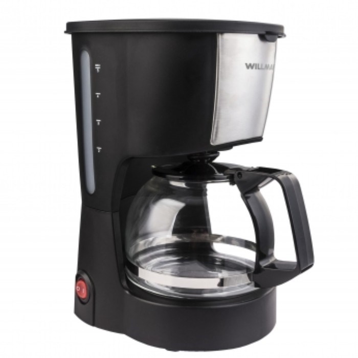Кофеварка WILLMARK WCM-870D, капельная, 750 Вт, 0.6 л, черная - фото 51404739 Кофеварка WILLMARK WCM-870D, капельная, 750 Вт, 0.6 л, черная - фото 51404739