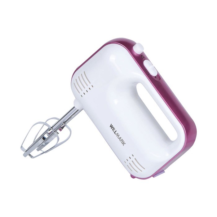 Миксер WILLMARK WHM-7035, ручной, 500 Вт, 3 скорости, фиолетовый - фото 51404742 Миксер WILLMARK WHM-7035, ручной, 500 Вт, 3 скорости, фиолетовый - фото 51404742
