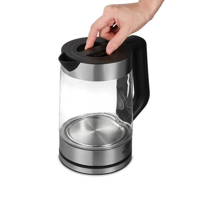 Чайник электрический BQ KT1840G, 1.8 л, 1800 Вт, чёрный - фото 51404852 Чайник электрический BQ KT1840G, 1.8 л, 1800 Вт, чёрный - фото 51404852