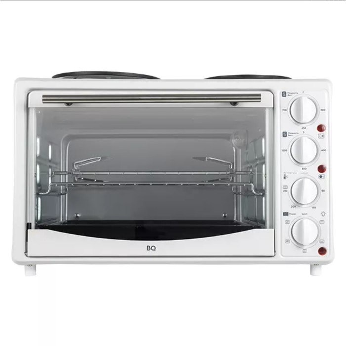 Мини-печь BQ EO3003WGP, 1400 Вт, 30 л, 2 конфорки, белая - фото 51405085 Мини-печь BQ EO3003WGP, 1400 Вт, 30 л, 2 конфорки, белая - фото 51405085