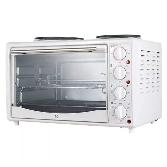 Мини-печь BQ EO3003WGP, 1400 Вт, 30 л, 2 конфорки, белая - фото 51405086 Мини-печь BQ EO3003WGP, 1400 Вт, 30 л, 2 конфорки, белая - фото 51405086