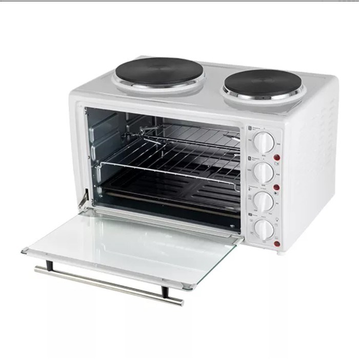 Мини-печь BQ EO3003WGP, 1400 Вт, 30 л, 2 конфорки, белая - фото 51405087 Мини-печь BQ EO3003WGP, 1400 Вт, 30 л, 2 конфорки, белая - фото 51405087