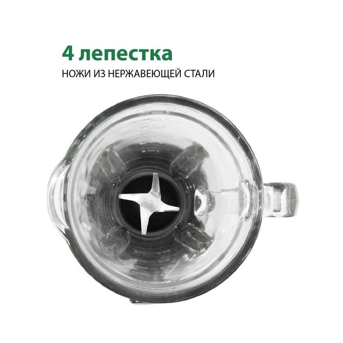 Блендер Econ ECO-755SB, стационарный, 700 Вт, 1.5 л, 2 скорости, цвет чёрный с хромом - фото 51405306 Блендер Econ ECO-755SB, стационарный, 700 Вт, 1.5 л, 2 скорости, цвет чёрный с хромом - фото 51405306