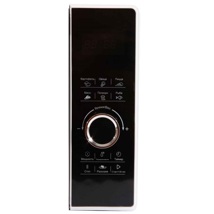 Микроволновая печь Pioneer MW356S, 800 Вт, 6 программ, сенсор, 23 л, чёрно-белая - фото 51405423 Микроволновая печь Pioneer MW356S, 800 Вт, 6 программ, сенсор, 23 л, чёрно-белая - фото 51405423