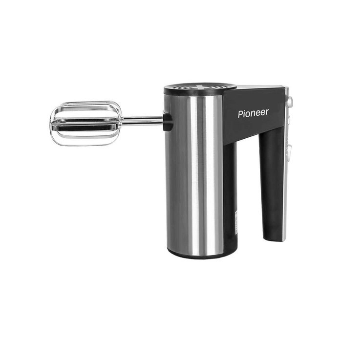 Миксер Pioneer MX320, ручной, 350 Вт, 5 скоростей, 2 насадки, чёрно-серебристый - фото 51405438 Миксер Pioneer MX320, ручной, 350 Вт, 5 скоростей, 2 насадки, чёрно-серебристый - фото 51405438
