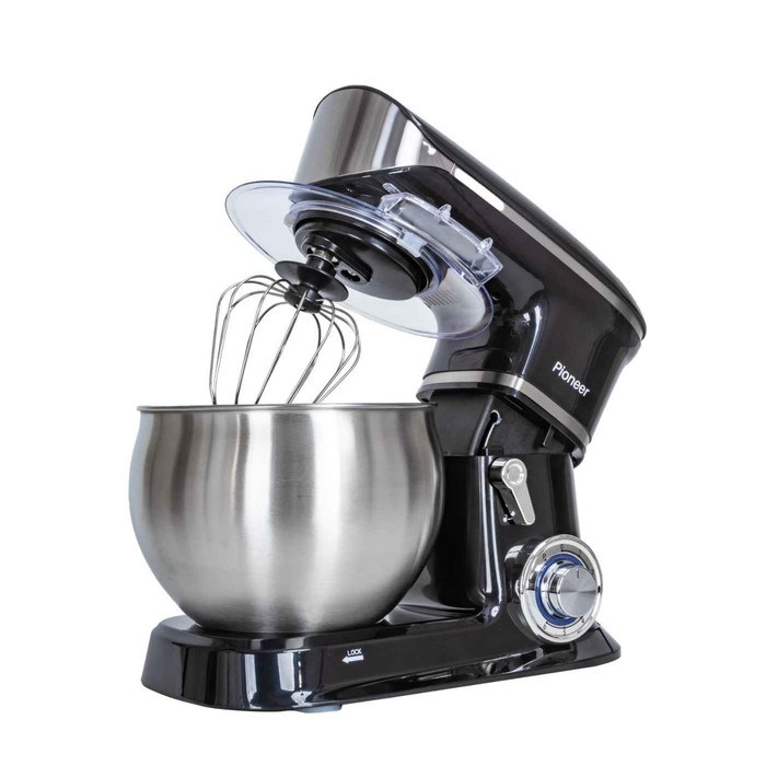 Миксер Pioneer MX327, планетарный, 1200 Вт, 6 скоростей, 6 л, чёрный - фото 51405508 Миксер Pioneer MX327, планетарный, 1200 Вт, 6 скоростей, 6 л, чёрный - фото 51405508