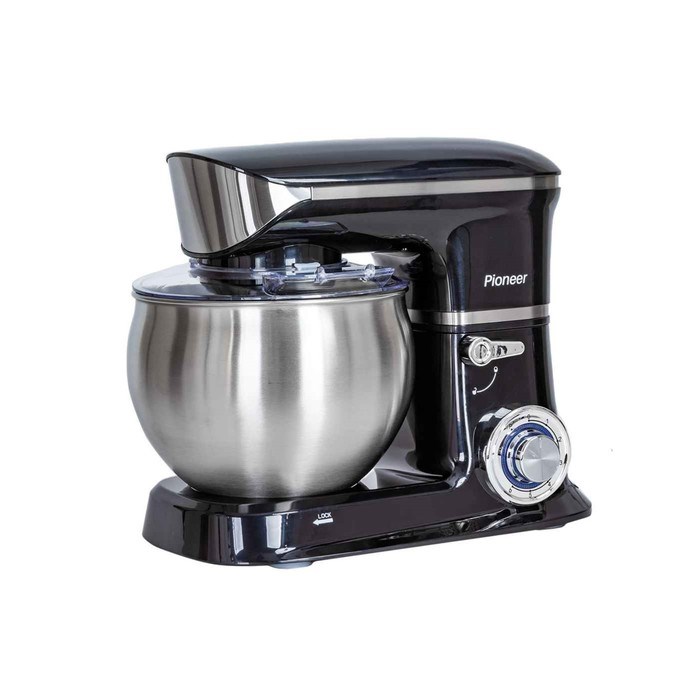 Миксер Pioneer MX327, планетарный, 1200 Вт, 6 скоростей, 6 л, чёрный - фото 51405516 Миксер Pioneer MX327, планетарный, 1200 Вт, 6 скоростей, 6 л, чёрный - фото 51405516