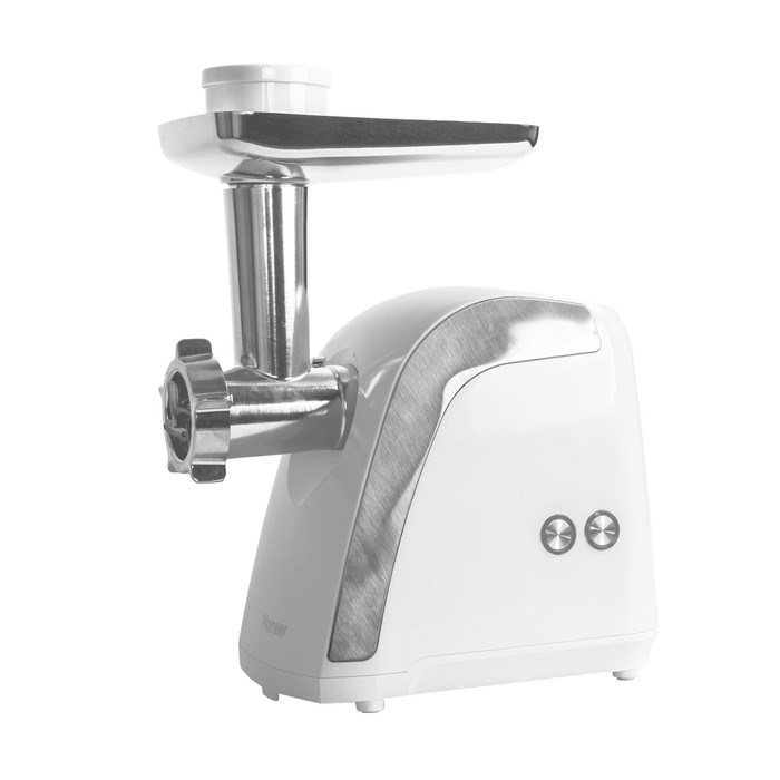 Мясорубка электрическая Pioneer MG108, 1800 Вт, реверс, белая - фото 51405598 Мясорубка электрическая Pioneer MG108, 1800 Вт, реверс, белая - фото 51405598