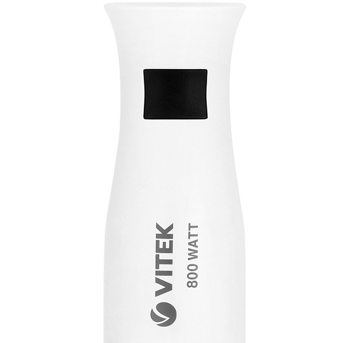 Блендер Vitek VT-8534, погружной, 800 Вт, 0.45/0.7 л, 1 скорость, белый - фото 51406063 Блендер Vitek VT-8534, погружной, 800 Вт, 0.45/0.7 л, 1 скорость, белый - фото 51406063