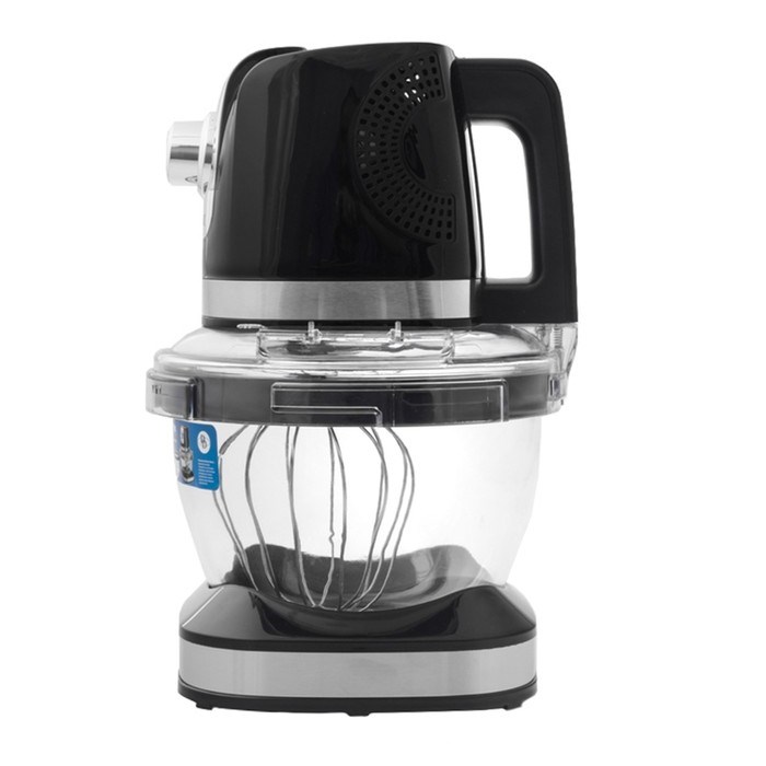 Кухонная машина Vitek VT-1434, 1000 Вт, 4 л, 12 скоростей, 3 насадки, чёрно-серебристая - фото 51406080 Кухонная машина Vitek VT-1434, 1000 Вт, 4 л, 12 скоростей, 3 насадки, чёрно-серебристая - фото 51406080