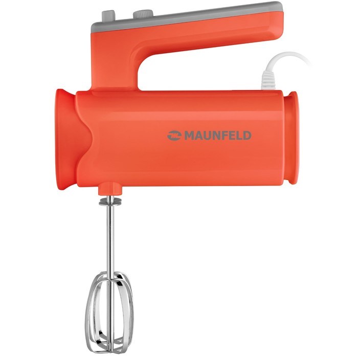 Миксер MAUNFELD MF-331R, ручной, 300 Вт, 8 скоростей, 4 насадки, красный - фото 51406555 Миксер MAUNFELD MF-331R, ручной, 300 Вт, 8 скоростей, 4 насадки, красный - фото 51406555