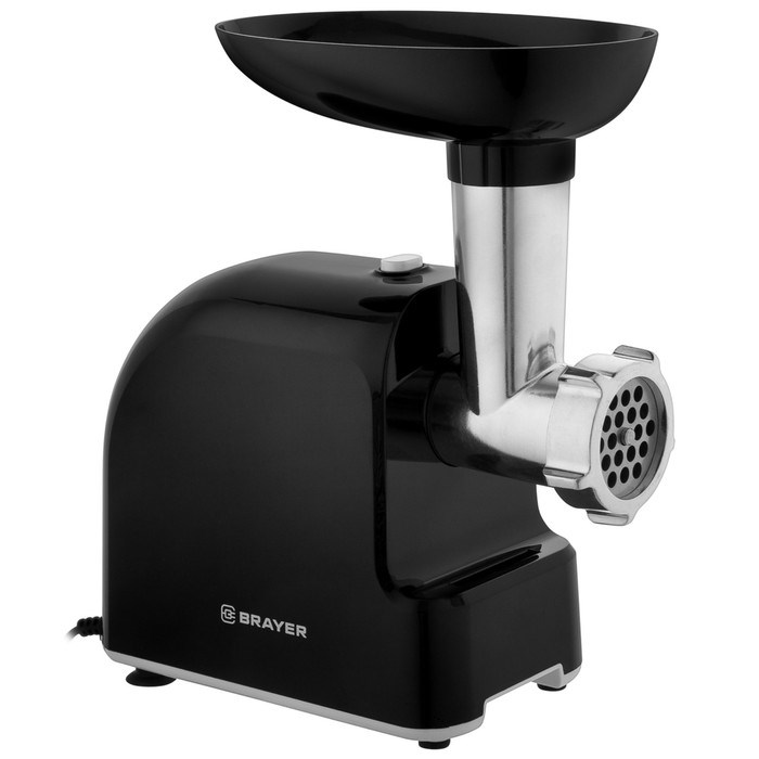 Мясорубка электрическая BRAYER 1603BR-BK, 1500 Вт, 2 диска, отсек для хране - фото 51406734 Мясорубка электрическая BRAYER 1603BR-BK, 1500 Вт, 2 диска, отсек для хране - фото 51406734