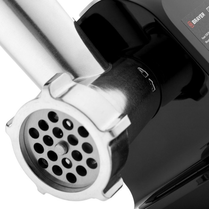 Мясорубка электрическая BRAYER 1603BR-BK, 1500 Вт, 2 диска, отсек для хране - фото 51406735 Мясорубка электрическая BRAYER 1603BR-BK, 1500 Вт, 2 диска, отсек для хране - фото 51406735