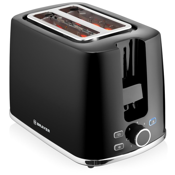 Тостер BRAYER 2108BR, 930 Вт, 7 режимов, 2 тоста - фото 51406755 Тостер BRAYER 2108BR, 930 Вт, 7 режимов, 2 тоста - фото 51406755