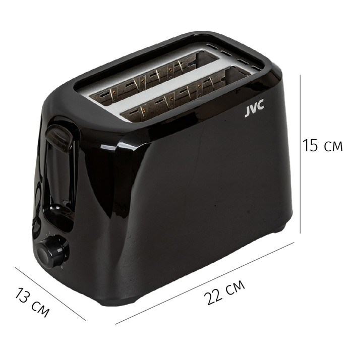 Тостер jvc JK-TS623, 700 Вт, 6 режимов прожарки, 2 тоста, чёрный - фото 51407089 Тостер jvc JK-TS623, 700 Вт, 6 режимов прожарки, 2 тоста, чёрный - фото 51407089