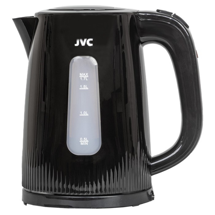 Чайник электрический, jvc JK-KE1210, пластиковый, 2200 Вт, 1.7 л, чёрный - фото 51407117 Чайник электрический, jvc JK-KE1210, пластиковый, 2200 Вт, 1.7 л, чёрный - фото 51407117