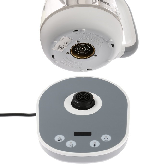 Чайник электрический TEFAL BJ551B10, стекло, 1.5 л, 1430 Вт, регулировка t°, белый - фото 51407324 Чайник электрический TEFAL BJ551B10, стекло, 1.5 л, 1430 Вт, регулировка t°, белый - фото 51407324