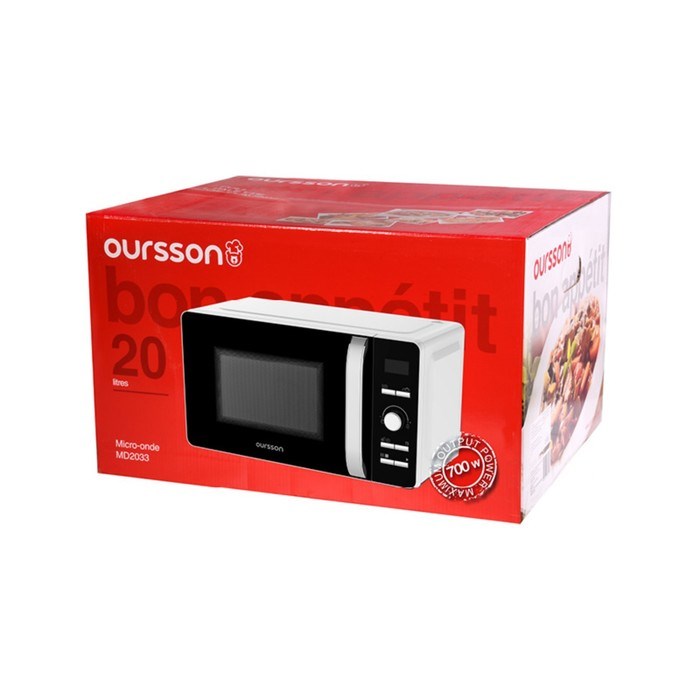 Микроволновая печь Oursson MD2033/WH, 700 Вт, 20 л, белая - фото 51407377 Микроволновая печь Oursson MD2033/WH, 700 Вт, 20 л, белая - фото 51407377