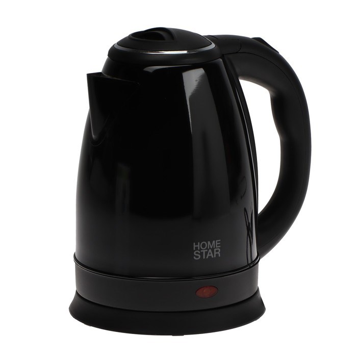 Чайник электрический Homestar HS-1010, металл, 1.8 л, 1500 Вт, чёрный - фото 51407539 Чайник электрический Homestar HS-1010, металл, 1.8 л, 1500 Вт, чёрный - фото 51407539
