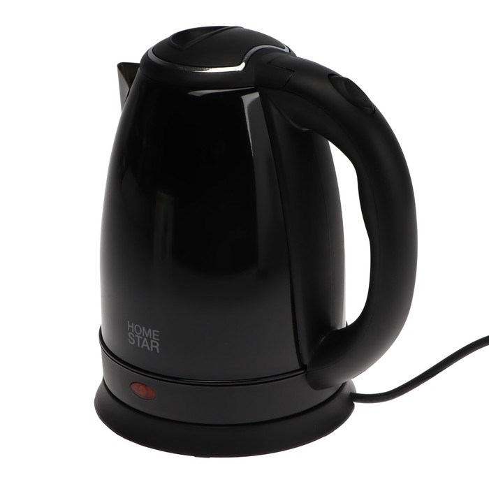Чайник электрический Homestar HS-1010, металл, 1.8 л, 1500 Вт, чёрный - фото 51407540 Чайник электрический Homestar HS-1010, металл, 1.8 л, 1500 Вт, чёрный - фото 51407540