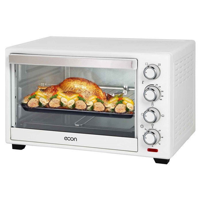Мини-печь Econ ECO-G3801MO, 1800Вт, 6 режима, 100-250°С, 38 л, цвет белый - фото 51407572 Мини-печь Econ ECO-G3801MO, 1800Вт, 6 режима, 100-250°С, 38 л, цвет белый - фото 51407572