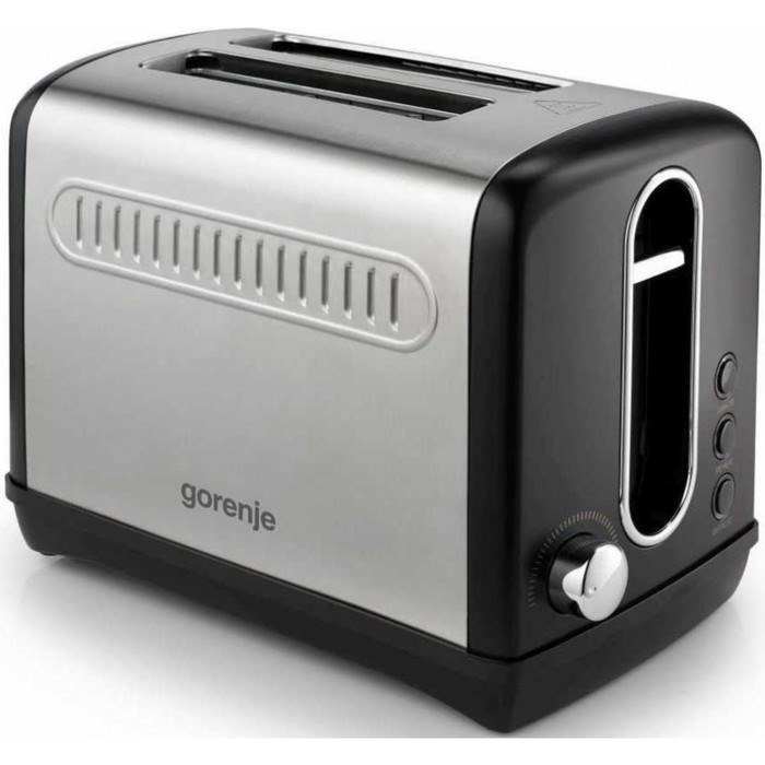Тостер Gorenje T1100CLBK, 860 Вт, 6 режимов, 2 тоста, чёрный - фото 51407607 Тостер Gorenje T1100CLBK, 860 Вт, 6 режимов, 2 тоста, чёрный - фото 51407607