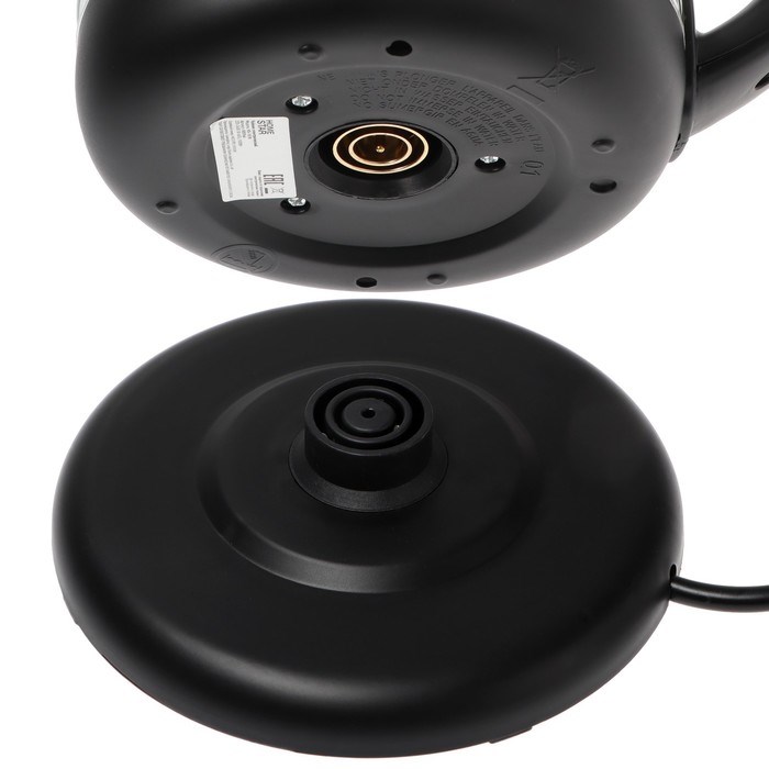 Чайник электрический Homestar HS-1018, стекло, 1.8 л, 1500 Вт, чёрный - фото 51407868 Чайник электрический Homestar HS-1018, стекло, 1.8 л, 1500 Вт, чёрный - фото 51407868