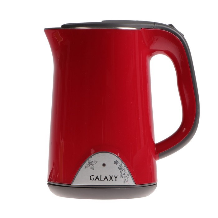 Чайник электрический Galaxy GL 0301, пластик, колба металл, 1.5 л, 2000 Вт, красно-чёрный - фото 51408018 Чайник электрический Galaxy GL 0301, пластик, колба металл, 1.5 л, 2000 Вт, красно-чёрный - фото 51408018