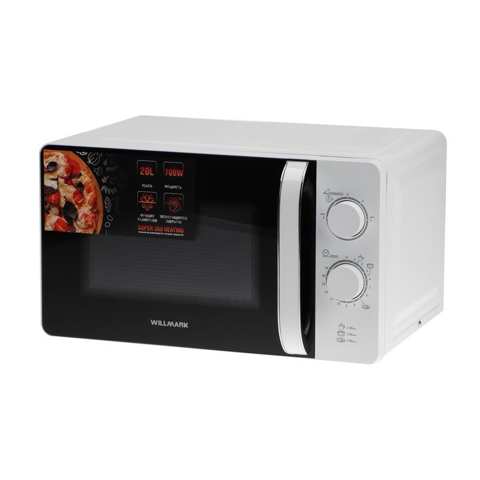Микроволновая печь WILLMARK WMO-281XW, 700 Вт, 20 л, бело-чёрная - фото 51408120 Микроволновая печь WILLMARK WMO-281XW, 700 Вт, 20 л, бело-чёрная - фото 51408120