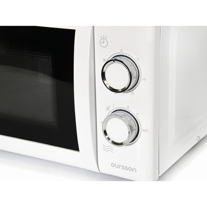 Микроволновая печь Oursson MM2006/WH, 700 Вт, 20 л, цвет белый - фото 51408171 Микроволновая печь Oursson MM2006/WH, 700 Вт, 20 л, цвет белый - фото 51408171