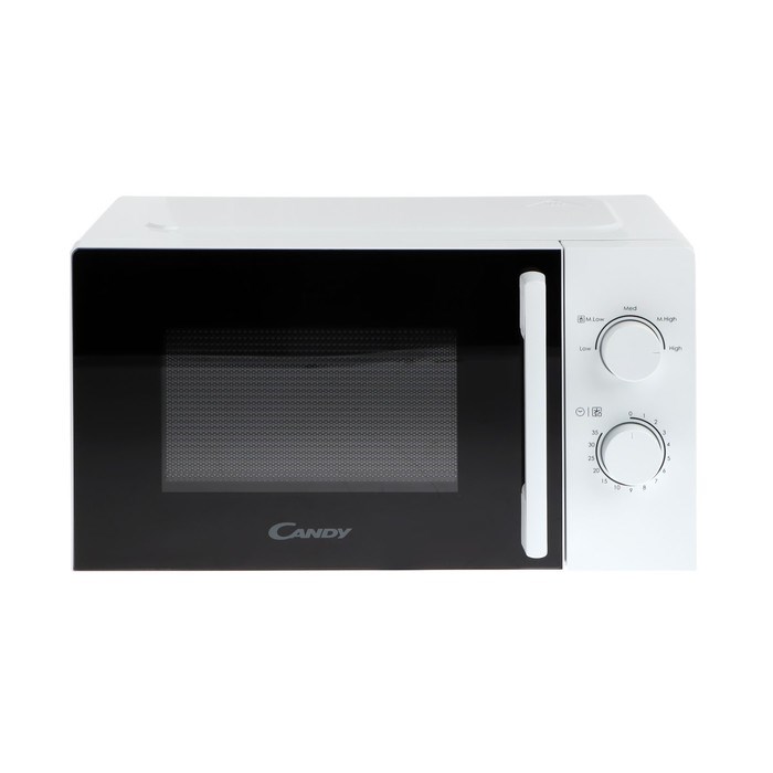 Микроволновая печь Candy CMW20SMWLI-07, 700 Вт, 20 л, 6 режимов, бело-чёрная - фото 51408230 Микроволновая печь Candy CMW20SMWLI-07, 700 Вт, 20 л, 6 режимов, бело-чёрная - фото 51408230