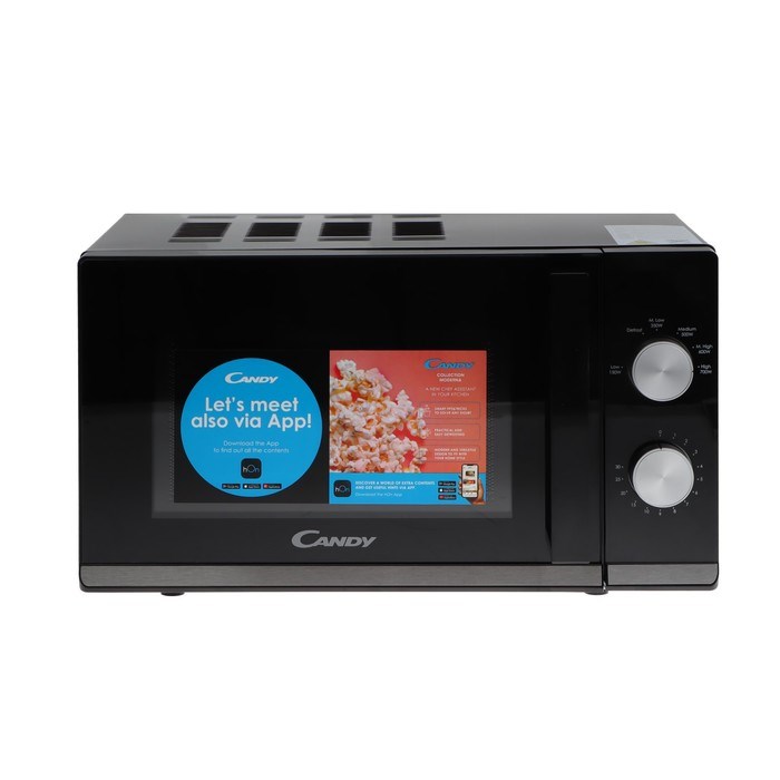 Микроволновая печь Candy Timeless CMW20TNMB-07, 700 Вт, 20 л, 6 режимов, черная - фото 51408243 Микроволновая печь Candy Timeless CMW20TNMB-07, 700 Вт, 20 л, 6 режимов, черная - фото 51408243