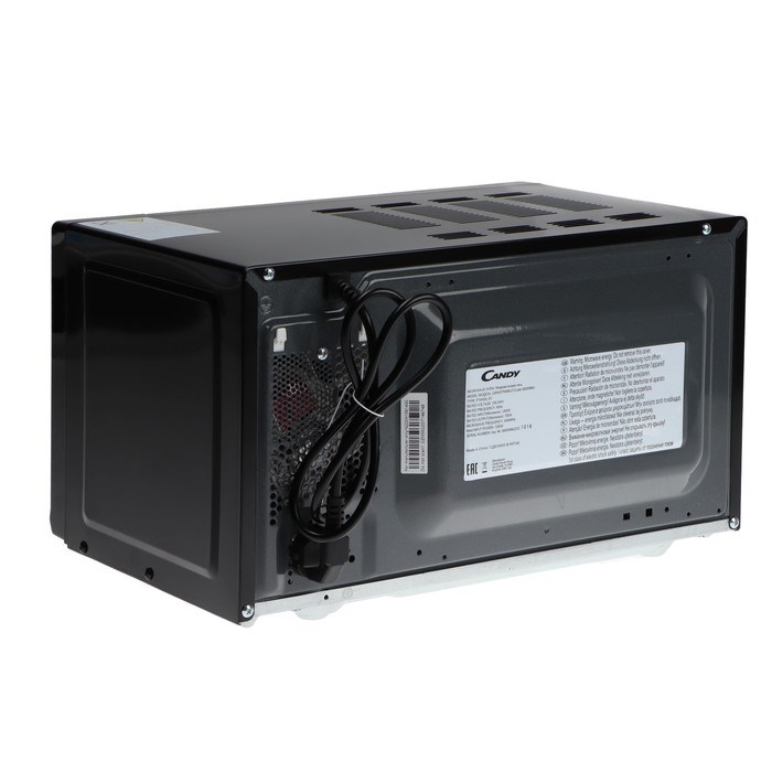 Микроволновая печь Candy Timeless CMW20TNMB-07, 700 Вт, 20 л, 6 режимов, черная - фото 51408246 Микроволновая печь Candy Timeless CMW20TNMB-07, 700 Вт, 20 л, 6 режимов, черная - фото 51408246