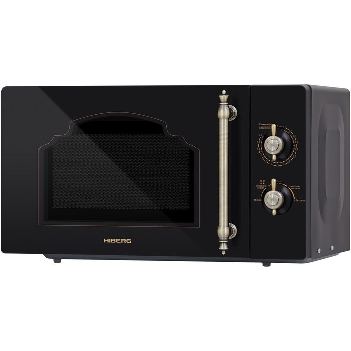 Микроволновая печь HIBERG VM-4288 BR, 700 Вт, 20 л, цвет чёрный - фото 51408273 Микроволновая печь HIBERG VM-4288 BR, 700 Вт, 20 л, цвет чёрный - фото 51408273