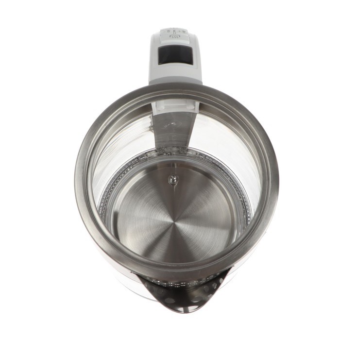 Чайник электрический DEERMA DEM-SH50W, стекло, 1.7 л, 2200 Вт, регулировка t°, серебристый - фото 51408415 Чайник электрический DEERMA DEM-SH50W, стекло, 1.7 л, 2200 Вт, регулировка t°, серебристый - фото 51408415