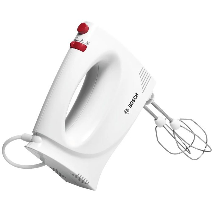 Миксер Bosch MFQP1000, ручной, 300 Вт, 2 скорости, белый - фото 51408464 Миксер Bosch MFQP1000, ручной, 300 Вт, 2 скорости, белый - фото 51408464